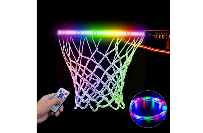 Solar Basketball hoop light